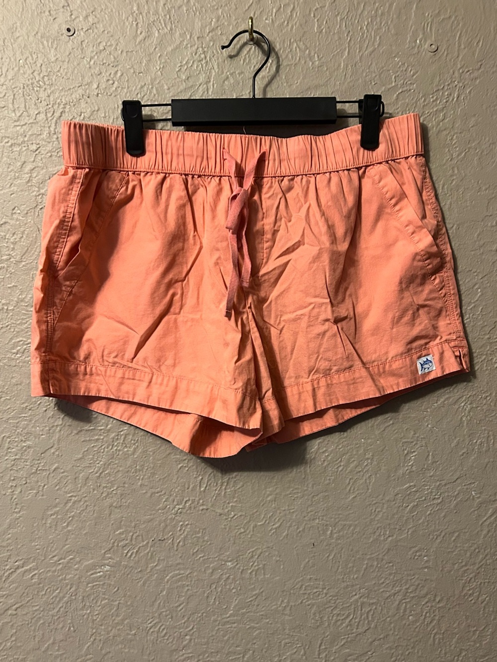Southern Tide Coral Drawstring Athletic Shorts